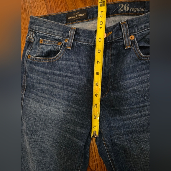J.Crew Vintage Straight Jeans Size 26 - Picture 6 of 9
